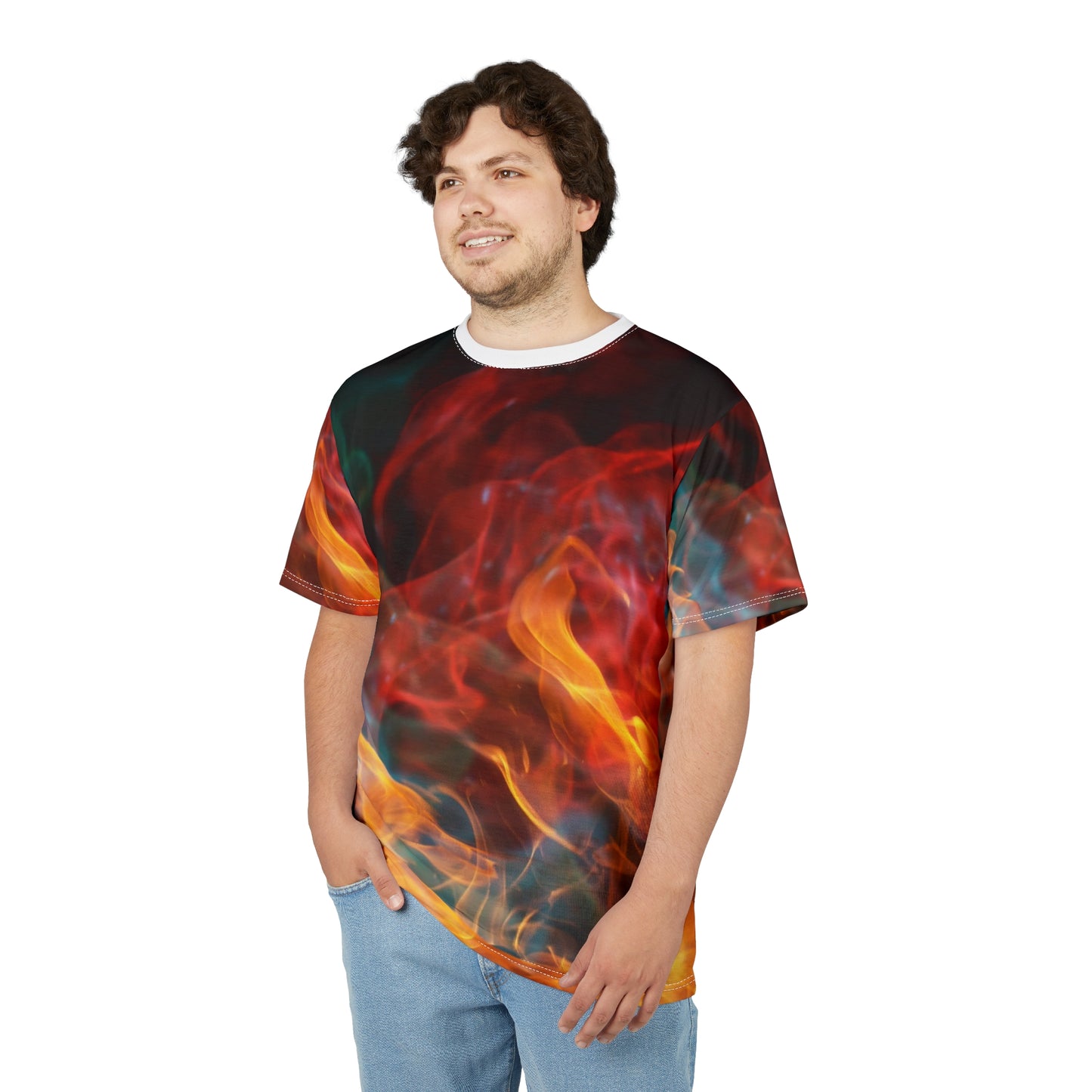 Fiery Unisex Cut & Sew Tee