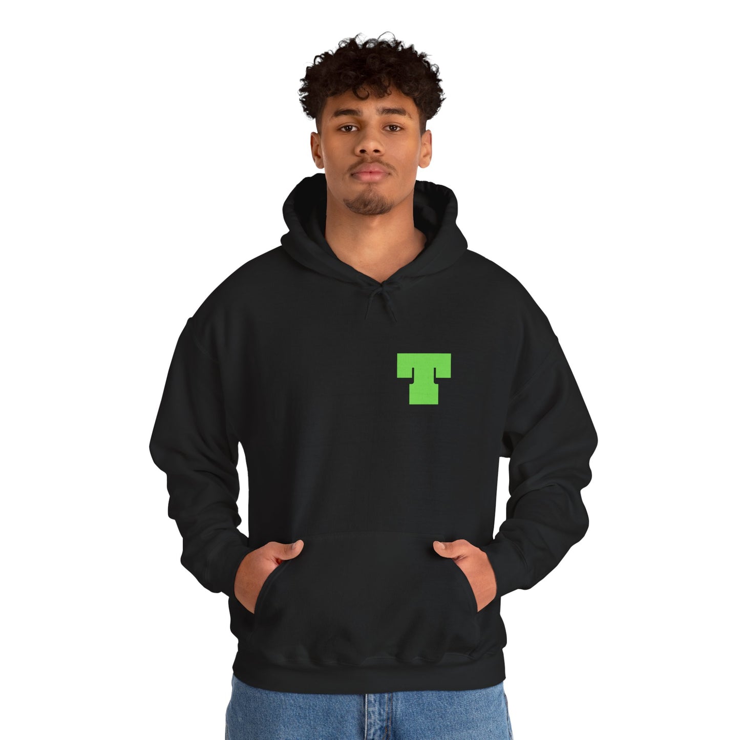 Unisex Heavy Blend™ Hooded Sweatshirt with Custom Green Letter, Cozy Sweatshirt, Casual Wear, Gift for Friends, Layering Hoodie, [...]