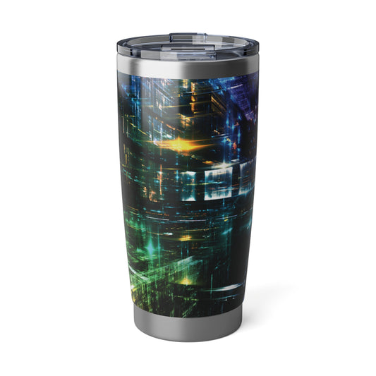 Vagabond 20oz Tumbler - Futuristic Urban Design for On-the-Go Lifestyle