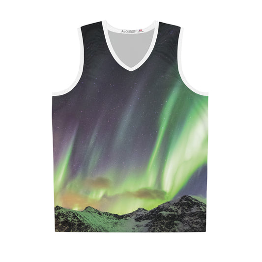 Northern Lights Basketball Jersey (AOP)