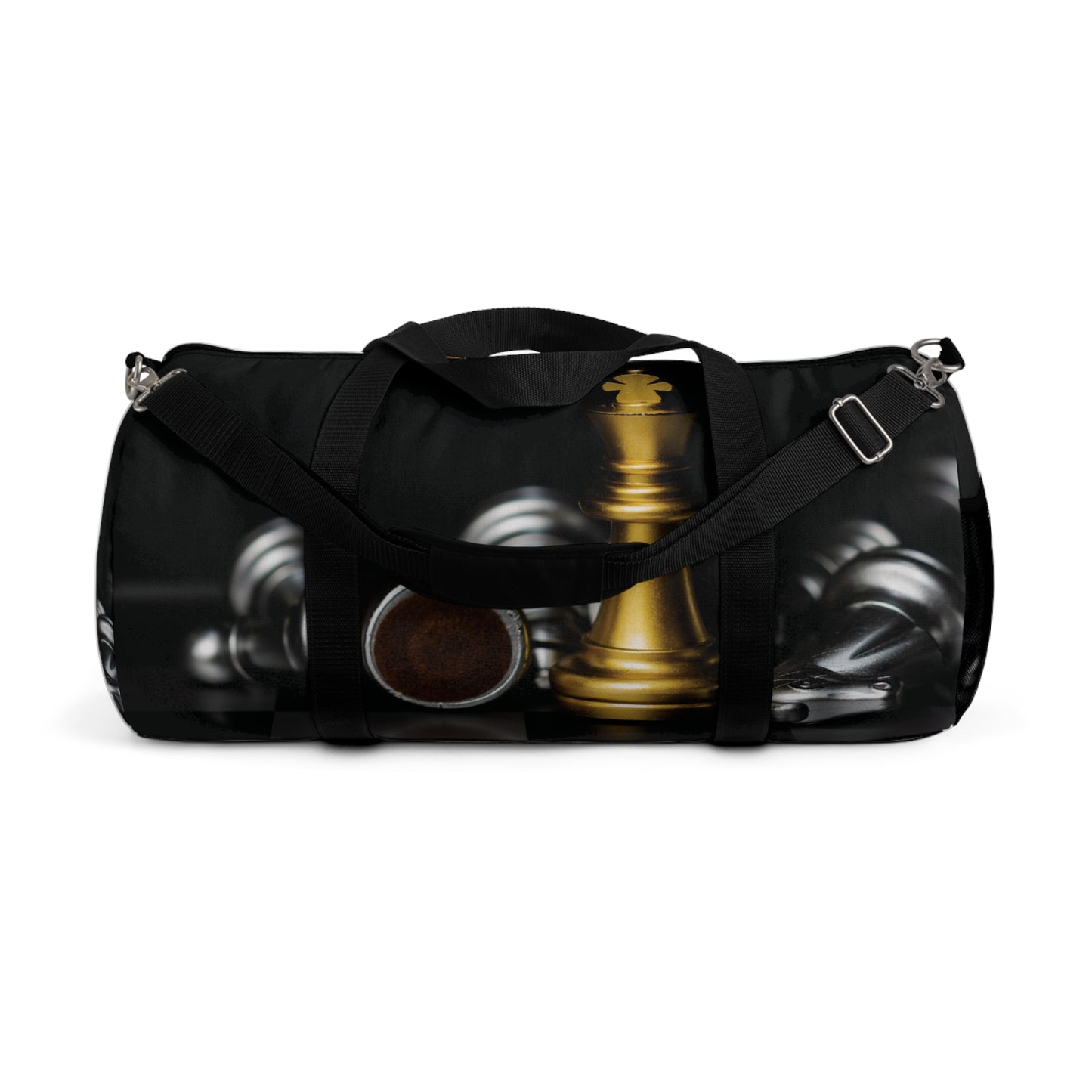 Chess-Themed Duffel Bag for Players, Sports Gear Bag, Travel Bag for Chess Lovers, Gym Duffle, Unique Gift for Gamers