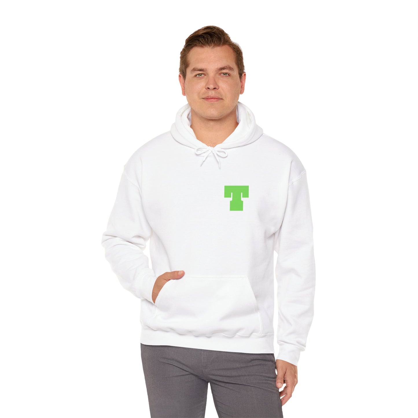 Unisex Heavy Blend™ Hooded Sweatshirt with Custom Green Letter, Cozy Sweatshirt, Casual Wear, Gift for Friends, Layering Hoodie, [...]