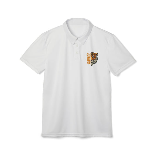 Sleek Wild Tiger Unisex Polo Shirt