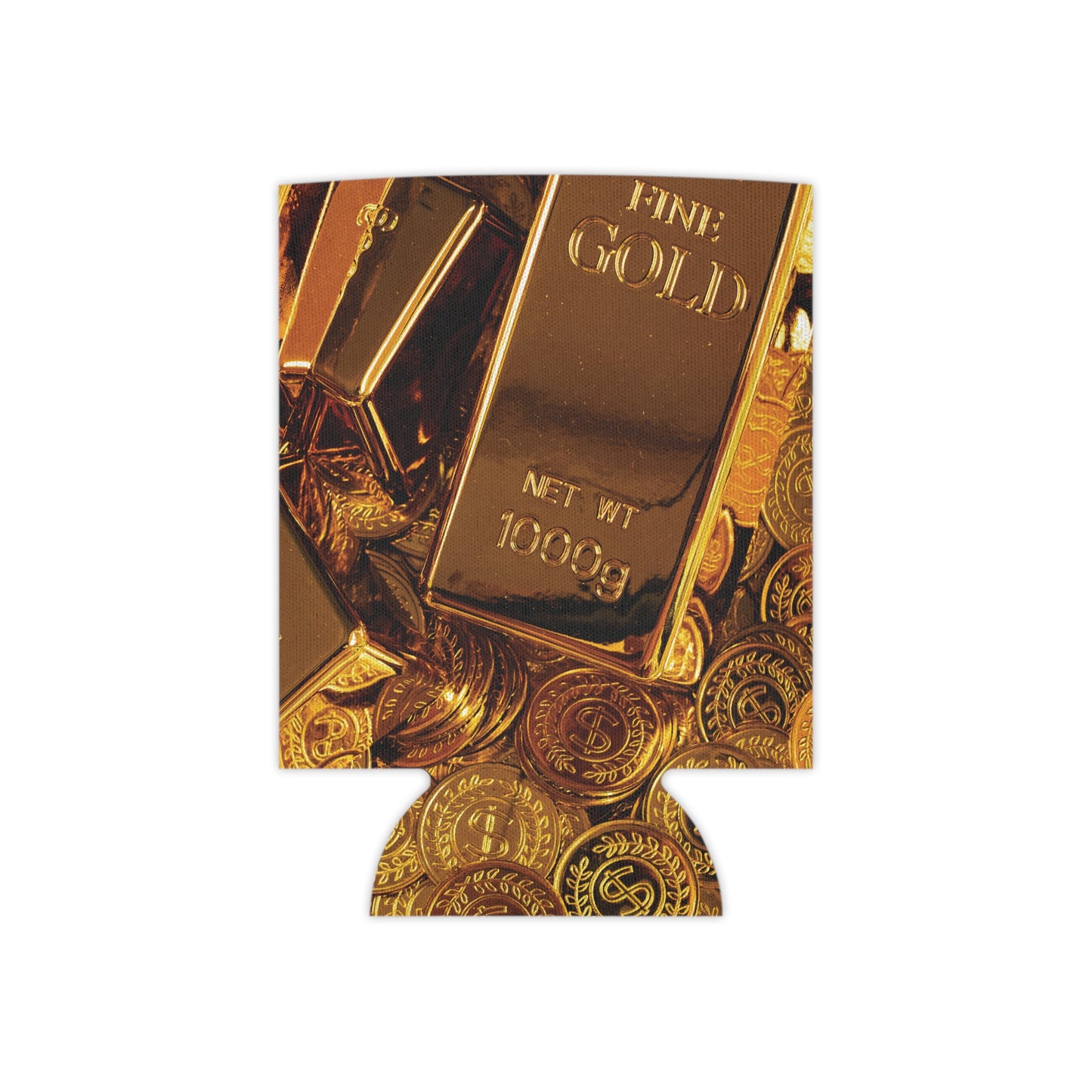 Gold Bar Can Cooler