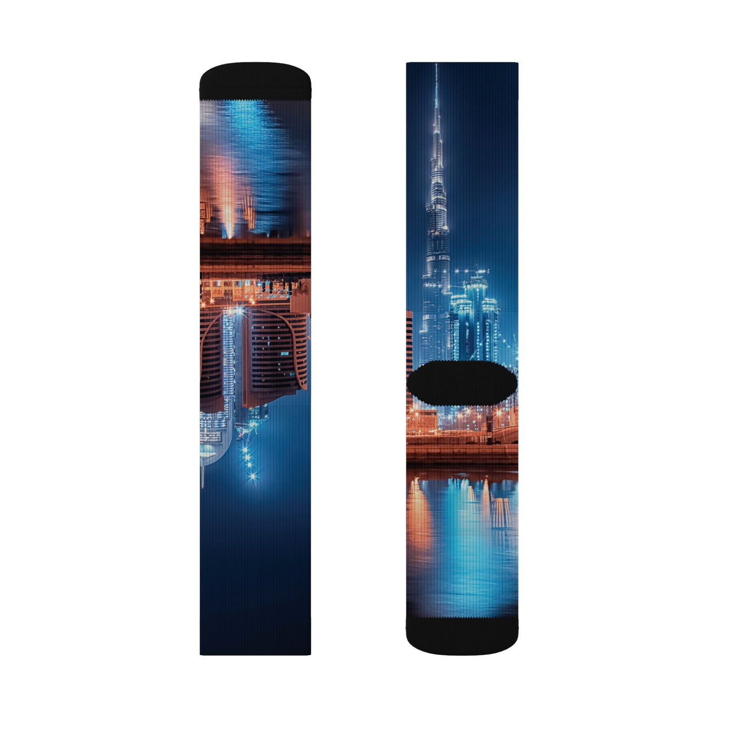 Dubai City Sublimation Socks