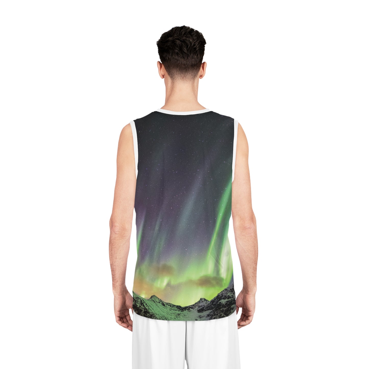 Northern Lights Basketball Jersey (AOP)