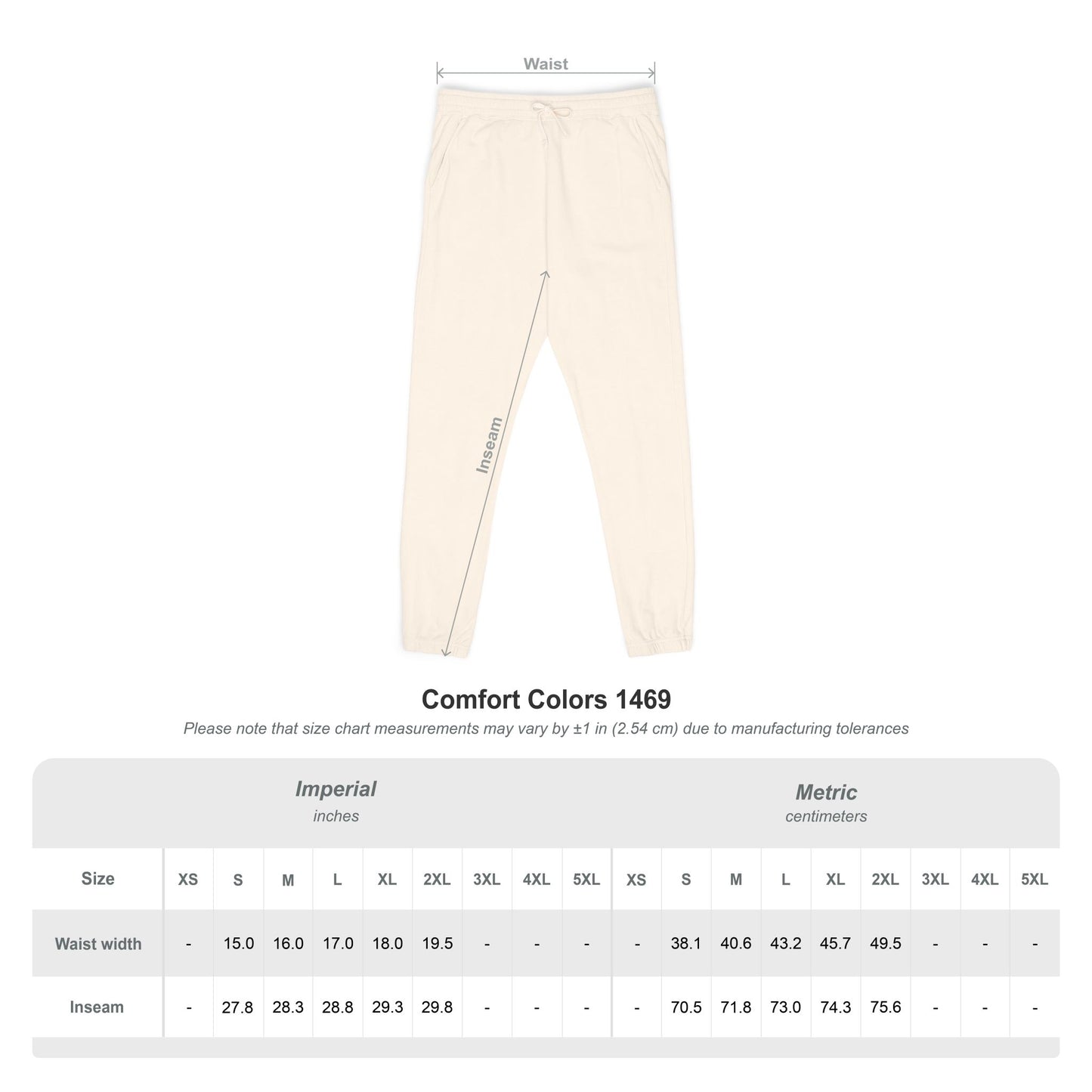 Embroidered CV Sweatpants — Cozy Garment-Dyed Fleece Joggers