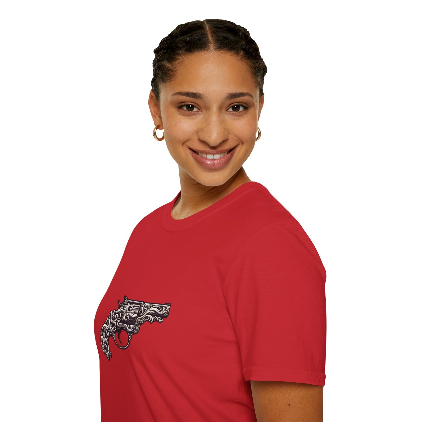 Vintage-Inspired Gun Graphic Unisex T-Shirt