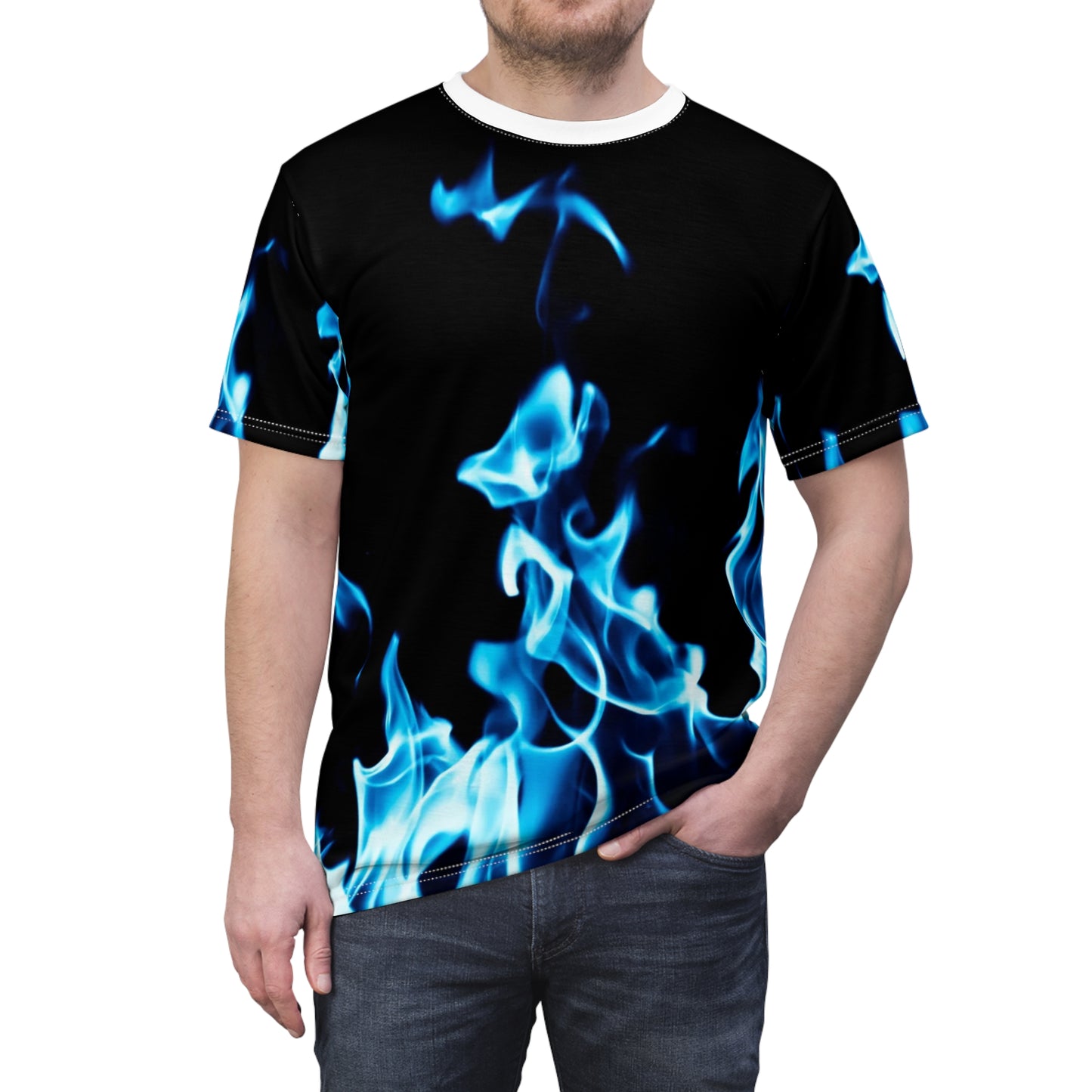 Fire-Print Unisex Tee