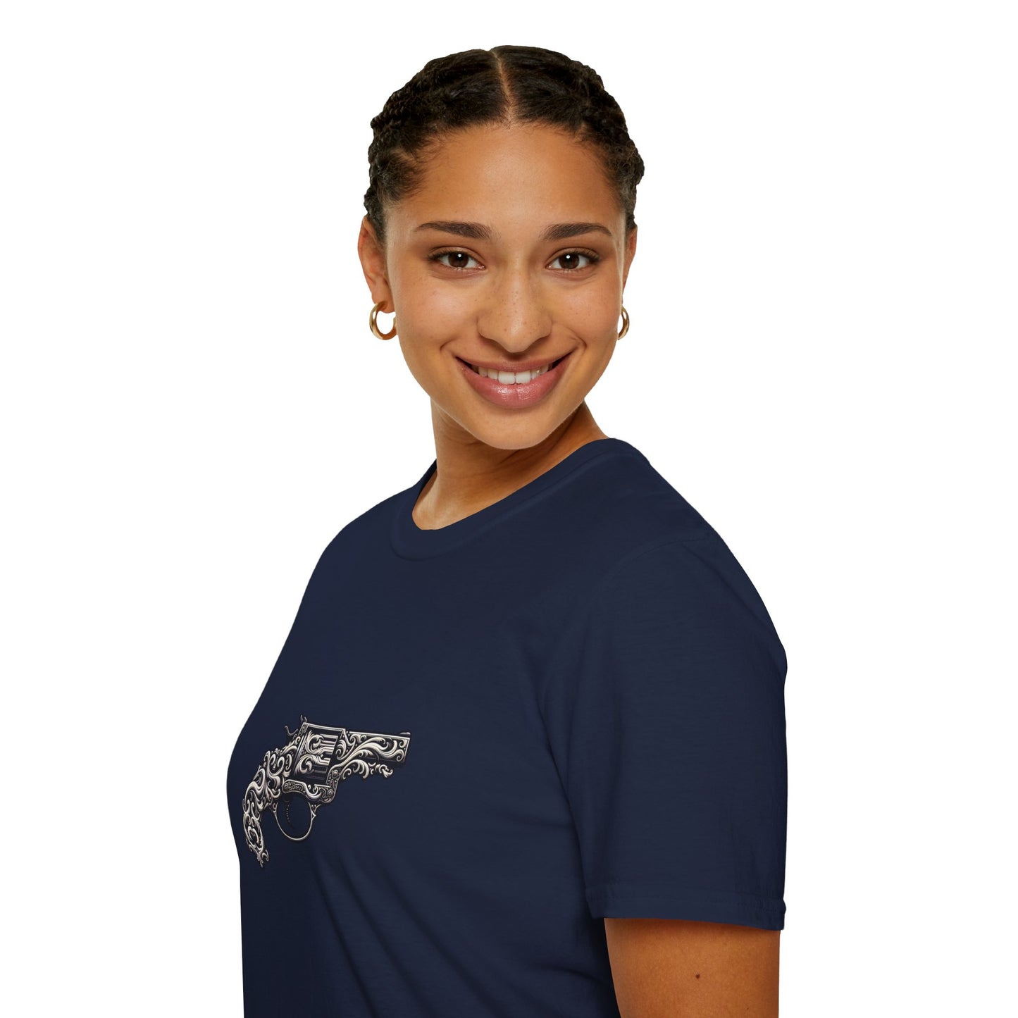 Vintage-Inspired Gun Graphic Unisex T-Shirt