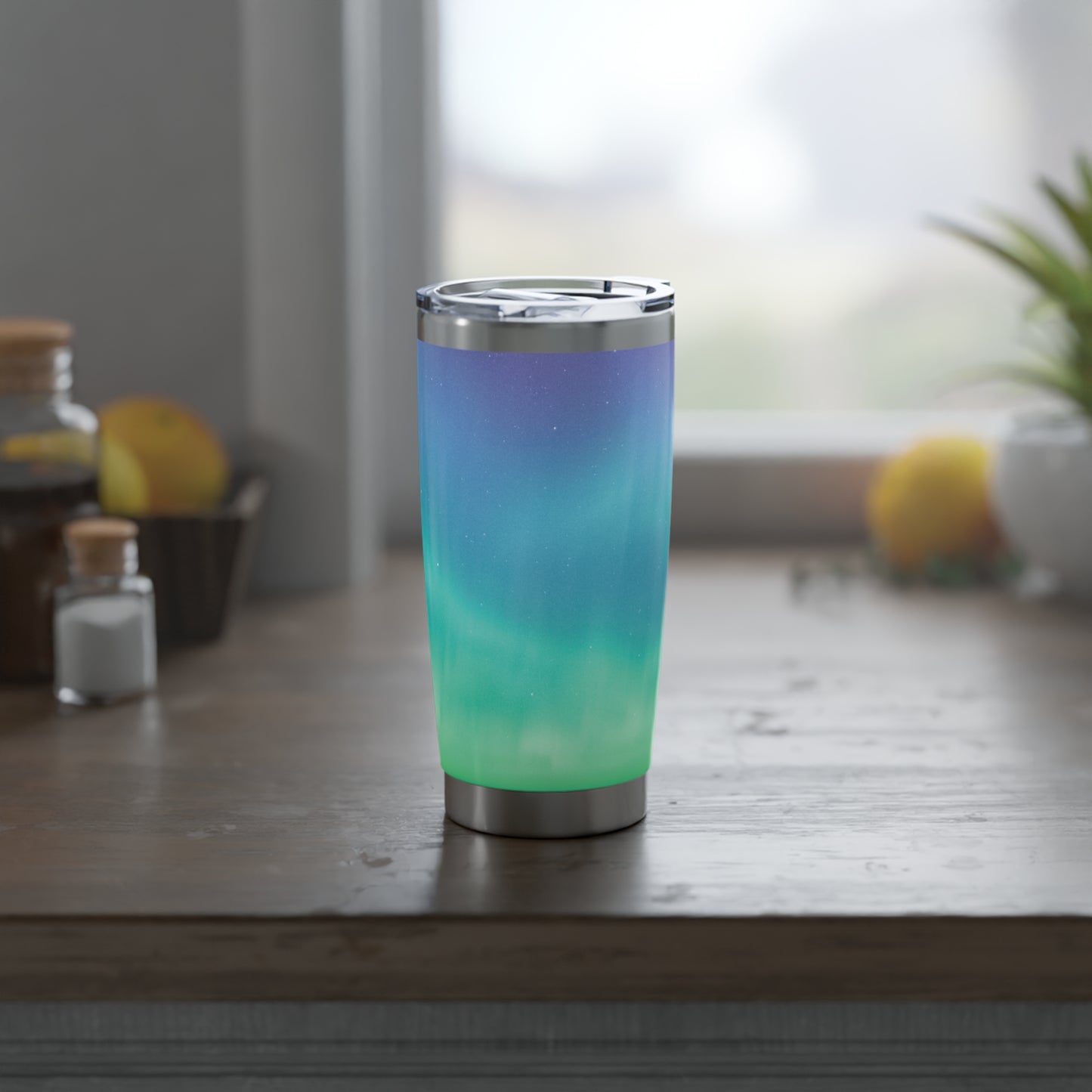 Vagabond Aurora 20oz Tumbler - Travel in Style with Colorful Northern Lights