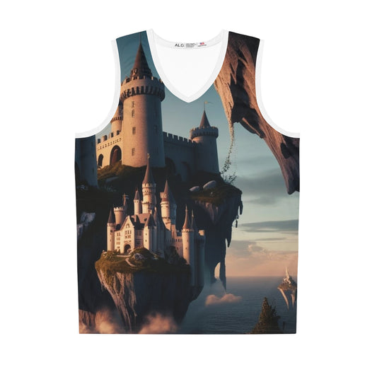 Castle In The Sky Basketball Jersey
