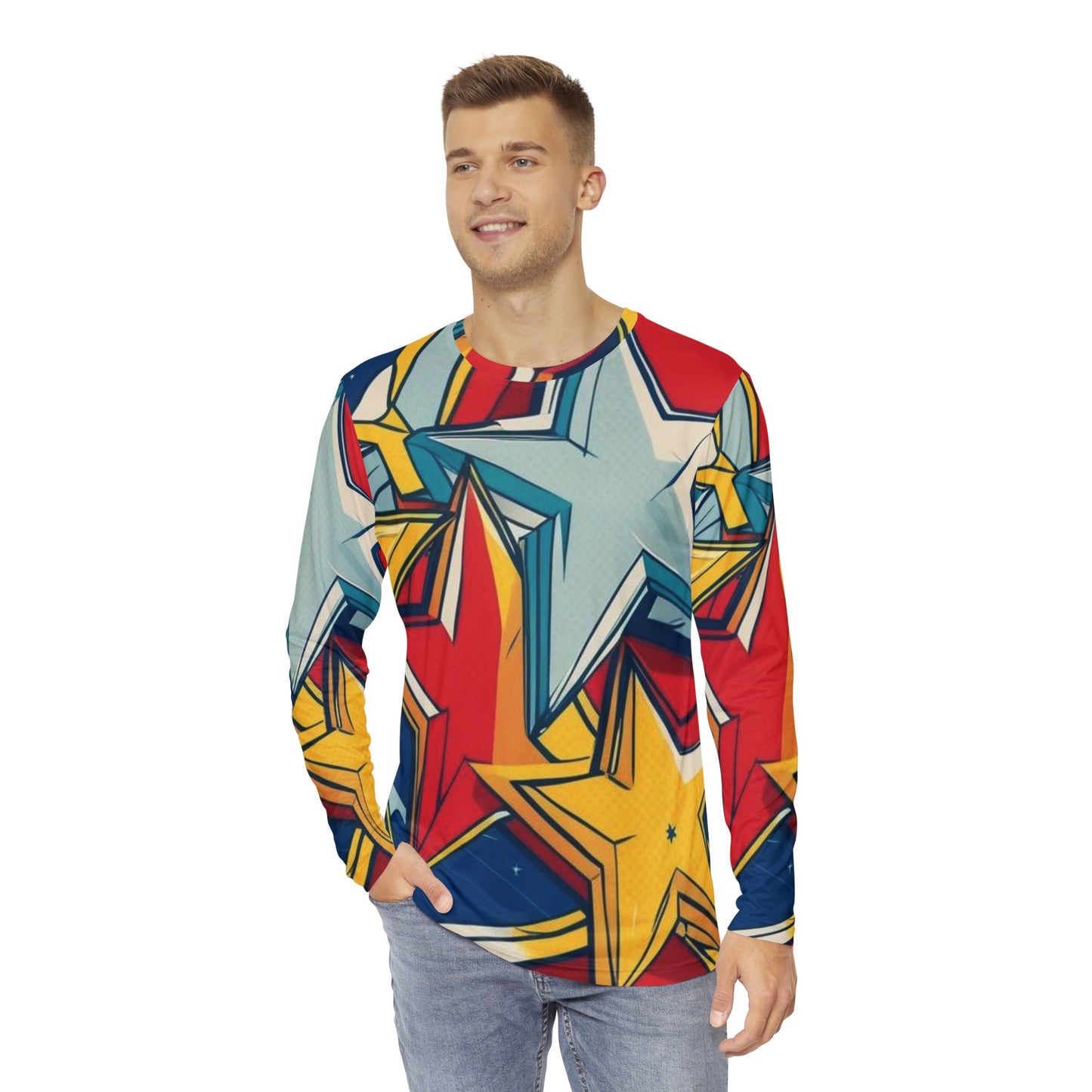 Stars Art Long Sleeve Shirt