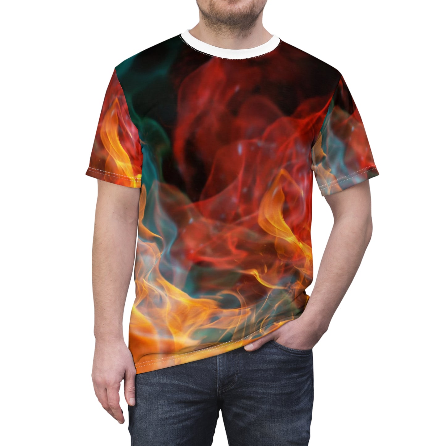 Fiery Unisex Cut & Sew Tee