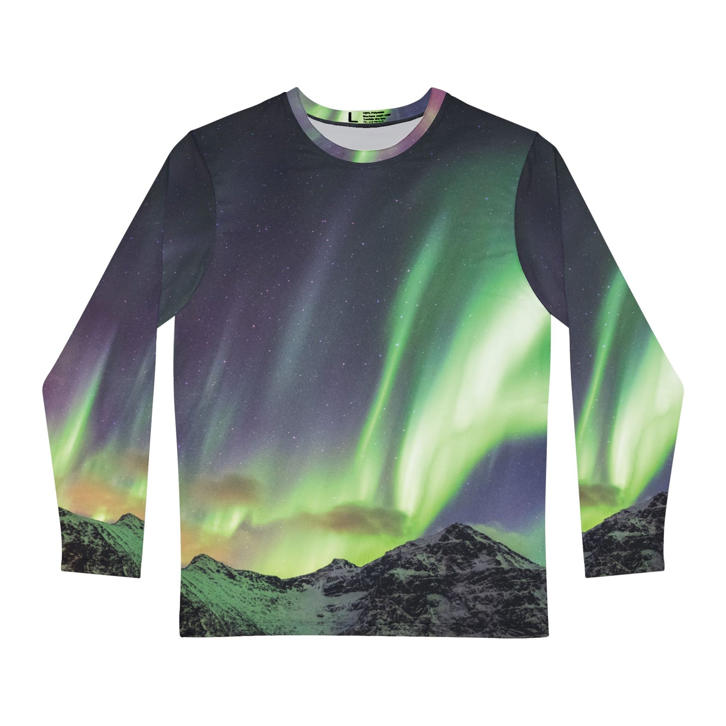 Northern Lights Men's Long Sleeve Shirt (AOP)