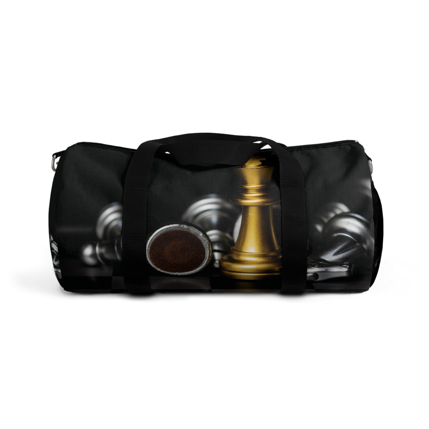 Chess-Themed Duffel Bag for Players, Sports Gear Bag, Travel Bag for Chess Lovers, Gym Duffle, Unique Gift for Gamers