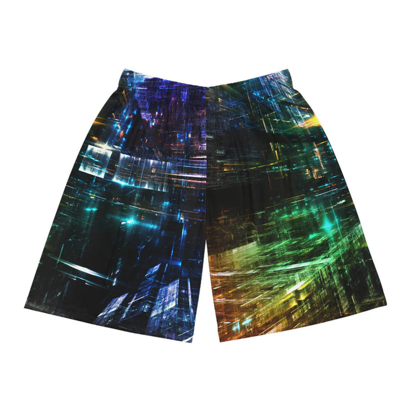 3D Lights Graphic Basketball Jersey & Shorts Bundle