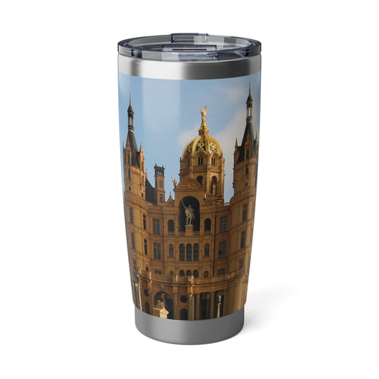 Vagabond Travel 20oz Tumbler - Castle Design Stylish and Durable Drinkware for Adventurers