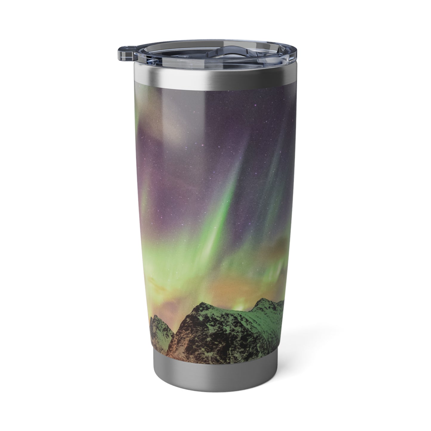 Aurora Borealis 20oz Tumbler - Travel Mug for Adventurers & Nature Lovers