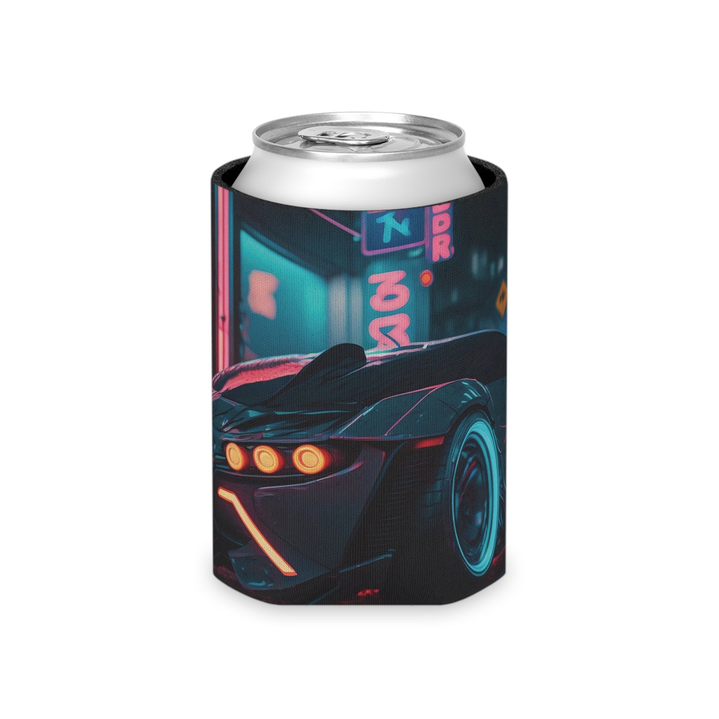 Neon Car Can Cooler