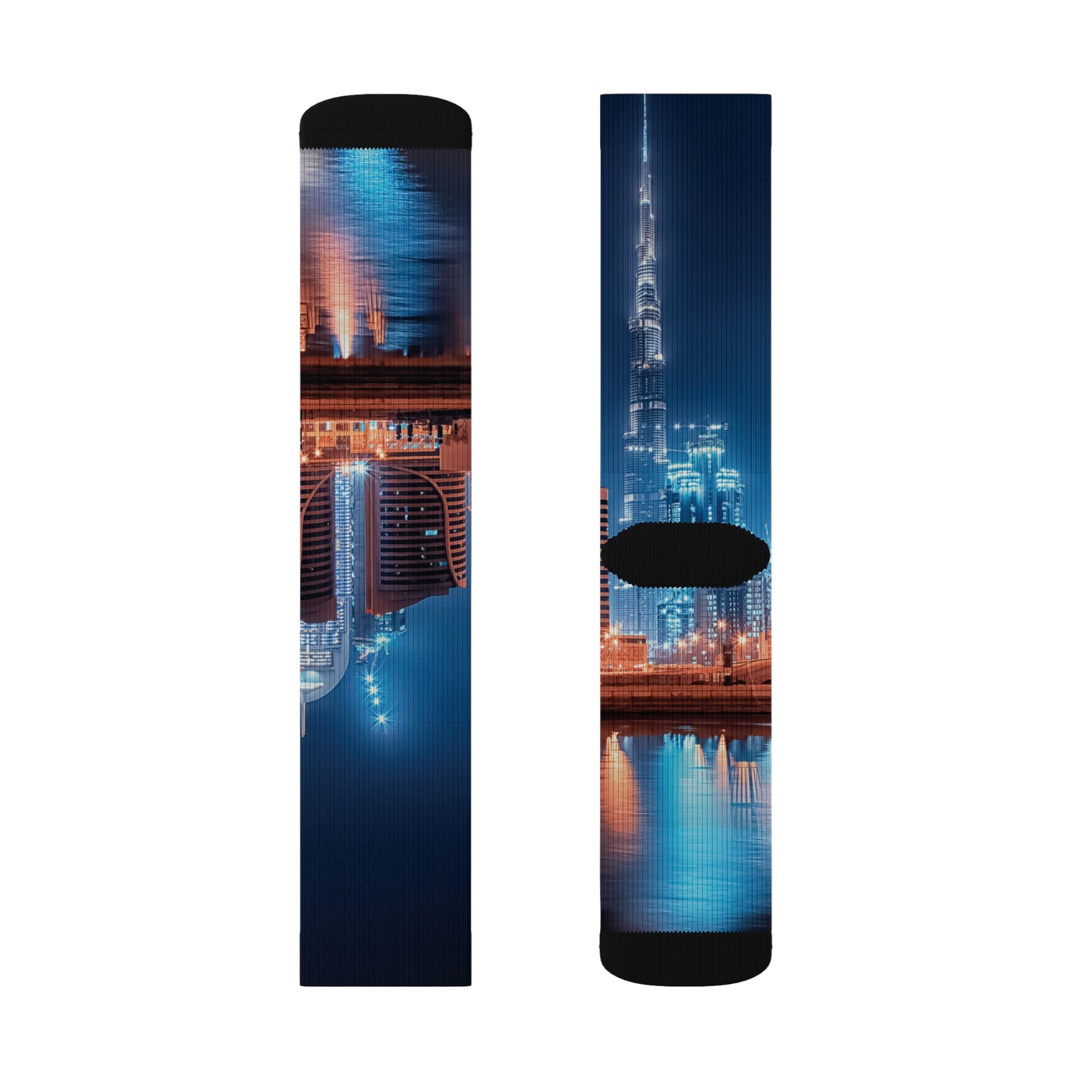 Dubai City Sublimation Socks