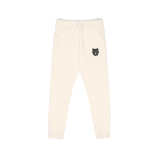 Pitbull Logo Sweatpants — Cozy Garment-Dyed Joggers