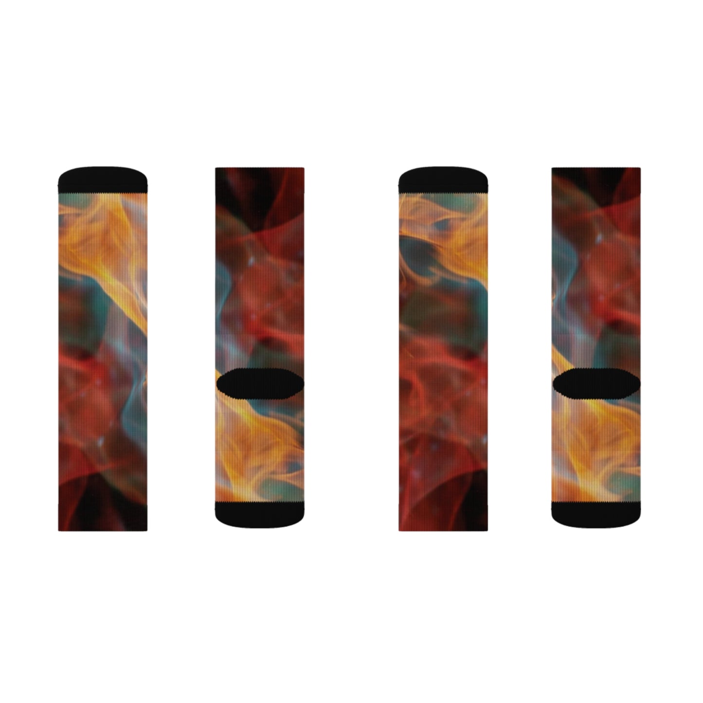 Fiery Sublimation Socks, Colorful Artistic Sock Gift, Unique Fashion Accessories for Men, Trendy Sock Collection, Cozy [...]