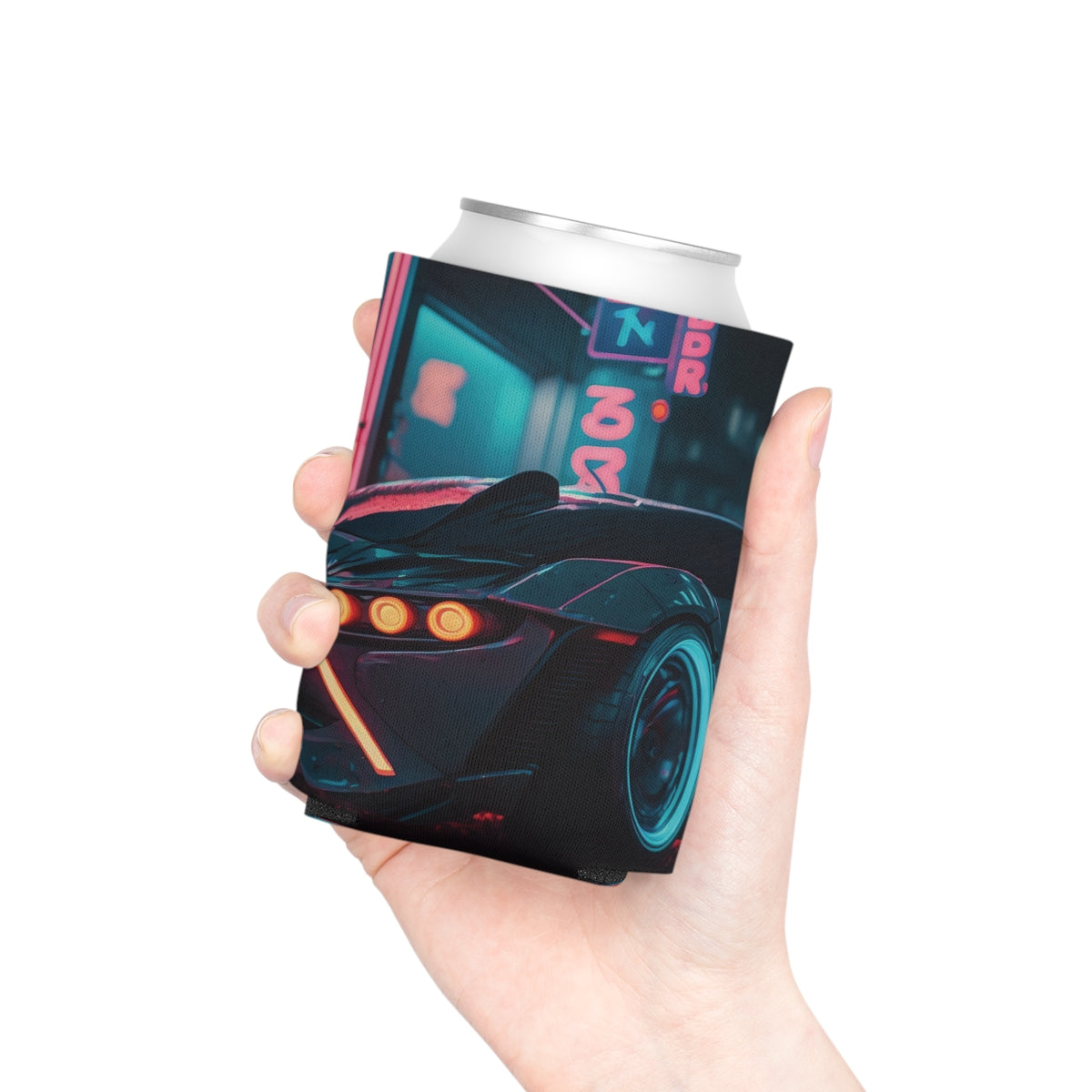 Neon Car Can Cooler